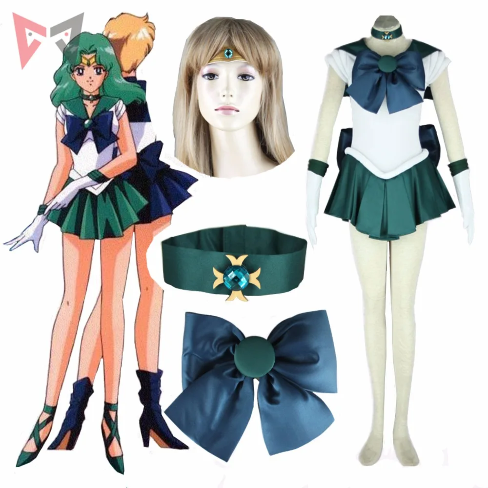Костюм матроска Мун из аниме костюм на заказ платье Michiru Kaioh для детей и взрослых