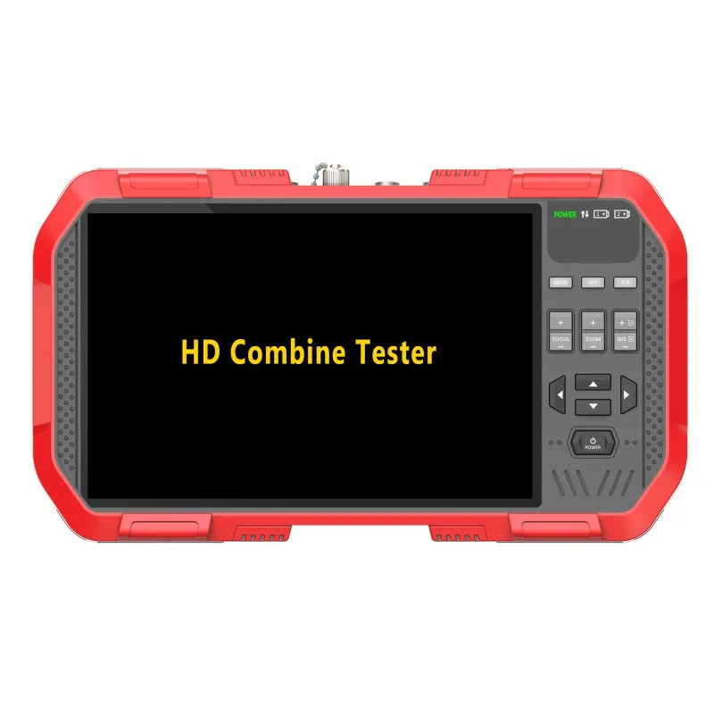  Newest 7 Inch H.265 4K IP camera tester 8MP TVI CVI 5MP AHD CVBS CCTV Tester Monitor with Multimete