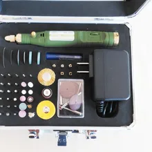 Электрический Роторный шлифовальный инструмент 35 Вт дрель, переменная скорость мини шлифовальный станок, Dremel шлифовальный инструмент 80 шт набор