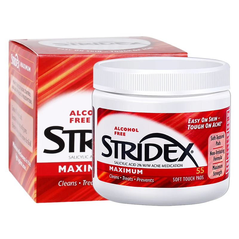 Buy Stridex Single Step Acne Control Maximum Alcohol