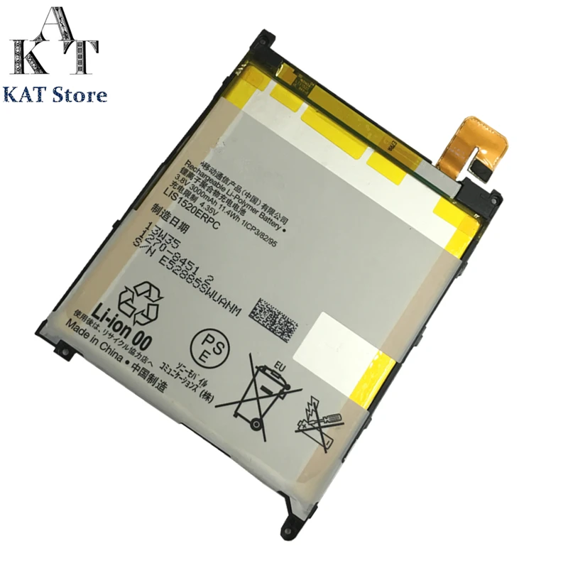 

Mobile Phone Battery For Sony Xperia Z Ultra XL39H C6802 C6806 C6833 3000mAh Batteries LIS1520ERPC Rechargeable Accumulator