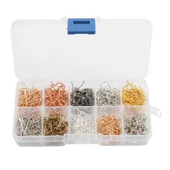 

Iron plated ear hook nine words needle jewelry DIY fashion jewelry accessories PP box suit combination