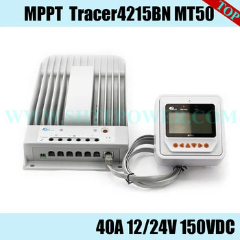 

New!! 40amp mppt solar regulator 12v 24v auto work with computer connection Tracer 4215BN