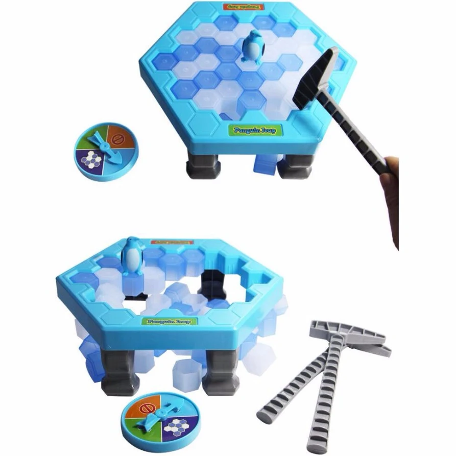 

Interactive Ice Breaking Table Penguin Trap Children Funny Game Penguin Trap Activate Entertainment Toy Family Fun Game with Box