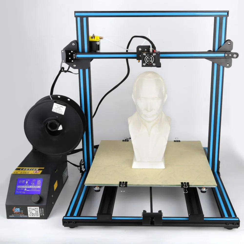 Crealit CR-10 S4 большой размер печати DIY настольный 3D принтер 400*400*400 мм размер печати многотипная нить с подогревом