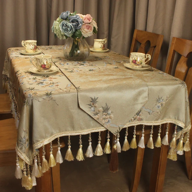 Buy CURCYA Decorative Table Cloths Covers for Dining