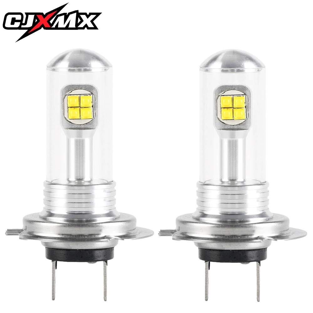 

CJXMX H7 LED Fog Light Bulbs 1500Lm Auto Led Lights for Car Truck 6000K White DRL Daytime Running Car Lamp Auto Light Bulbs 12V