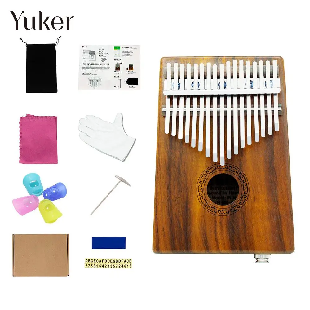 

Raw Wood Color Mbira Fingertip Piano Kalimba African Musical Performance Thumb Piano Finger Thumb Piano Music Lovers