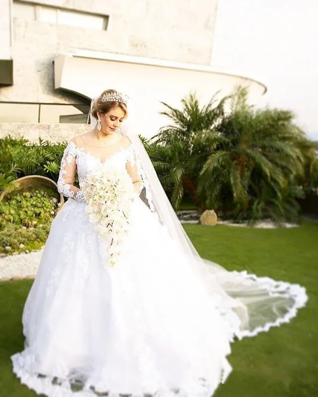 2019-long-scoop-wedding-dresses-plus-size-with-veil-long-sleeves-bridal-gowns-inbal-dror-wedding-dresses (1)_副本