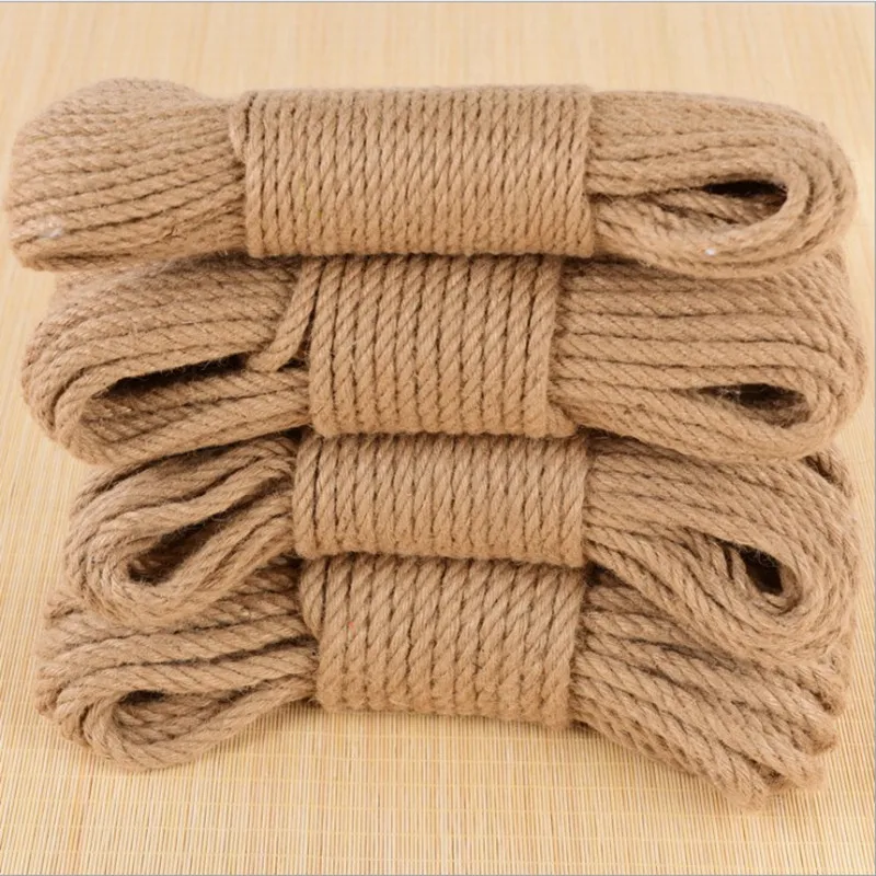 

10mm 10-50m Jute Ropes Twine Natural Hemp Cord DIY Nordic Home Decor