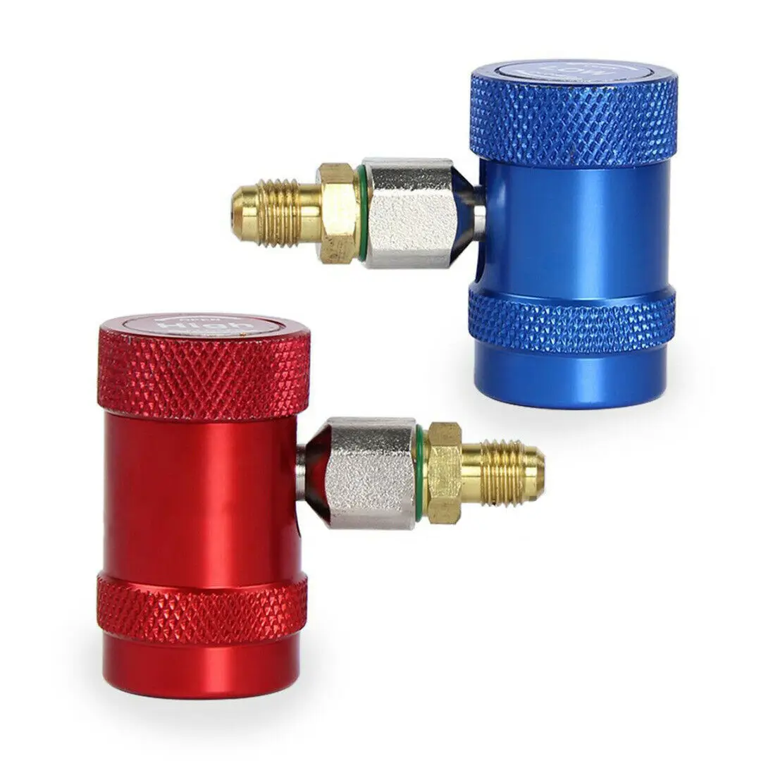 

2pcs Adapter New Durable R1234yf Quick Connector Refrigerant Air Conditioning Adapter accessories parts for cars