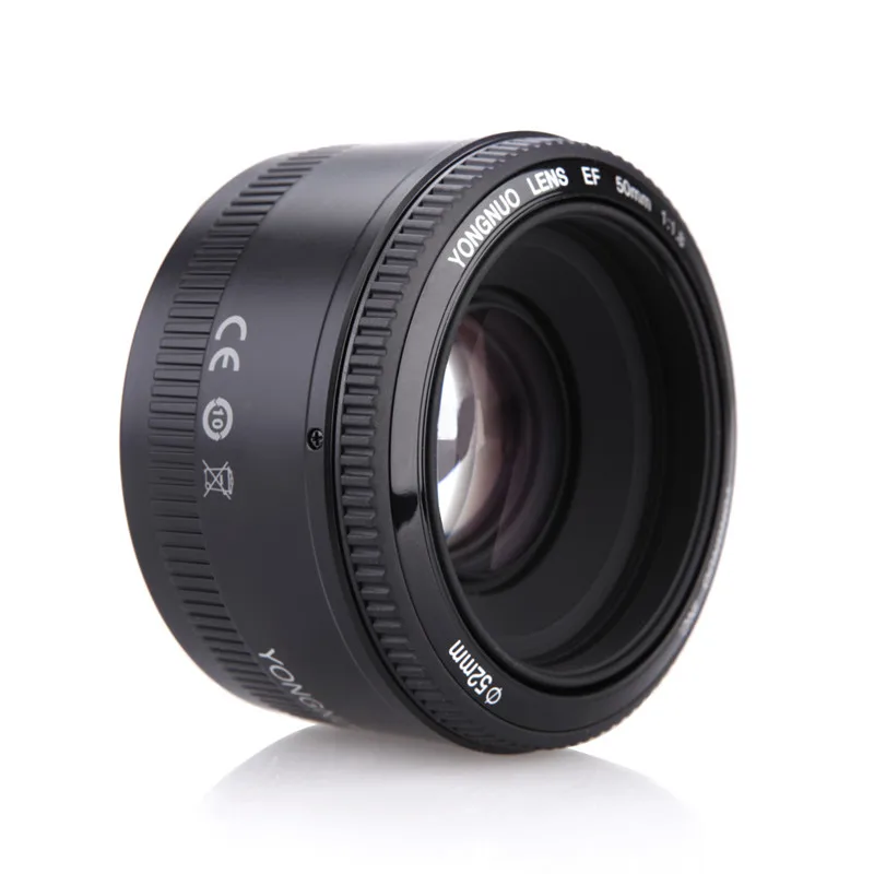 Объектив YONGNUO YN 50 мм F1.8 с большой диафрагмой и автофокусом для Canon EF EOS Camer + сумка