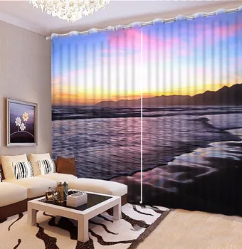 

Fashion Customized 3D Curtain Comic Scene Curtain For Bathroom Curtains For Living Room Blackout Shade Window Curtains