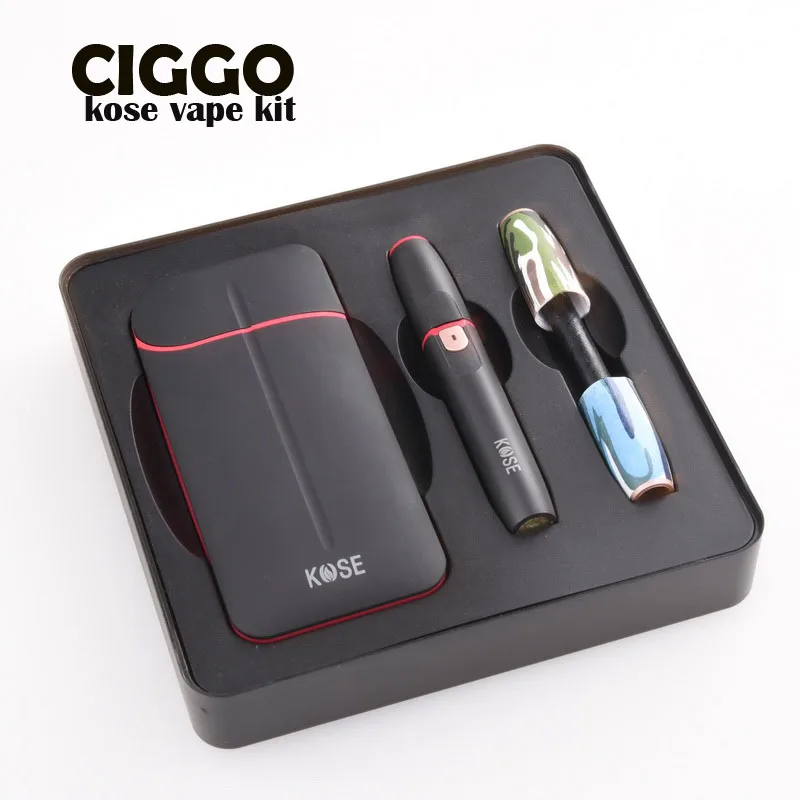 CIGGO KOSE Vape Kit встроенный аккумулятор 140 мАч комплект для электронных сигарет чехол
