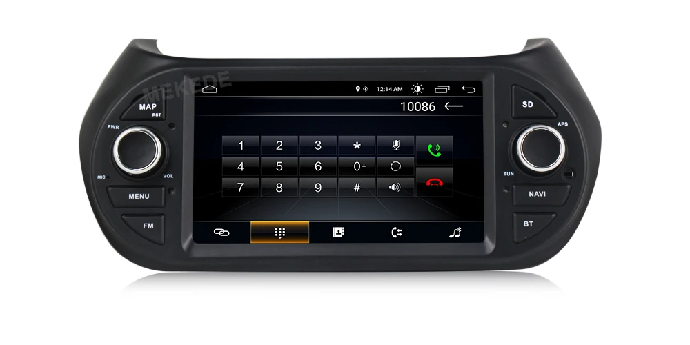 Perfect Android 8.1 Car dvd Stereo Radio GPS Navigation For Fiat Fiorino Qubo Citroen Nemo Peugeot Bipper 2008-2010 2015 Auto Multimedia 10