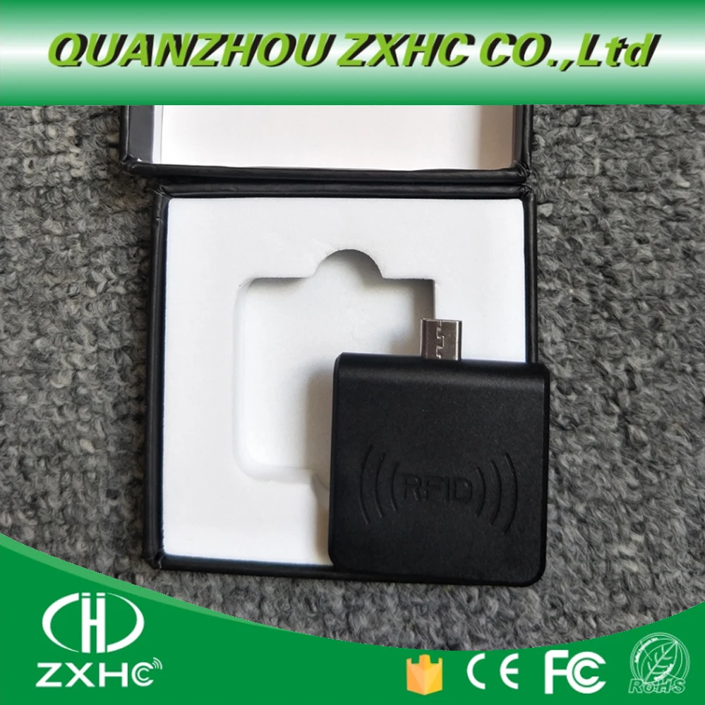 Портативный 125 кГц TK4100/EM4100/EM4200 RFID считыватель Android Mirco USB для эмуляции клавиатуры