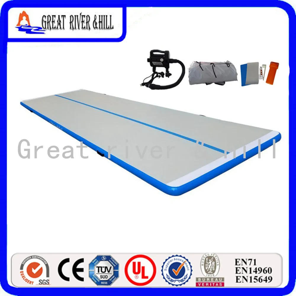 

2017 new design Great River Hill 6m air track with high quality for gymnastics training