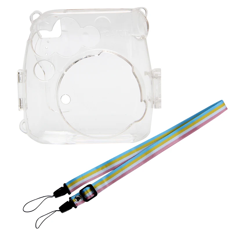 

Transparent Plastic Camera Shell Case Cover Bag For Fuji Fujifilm Instax Mini 8 Drop Shipping Support