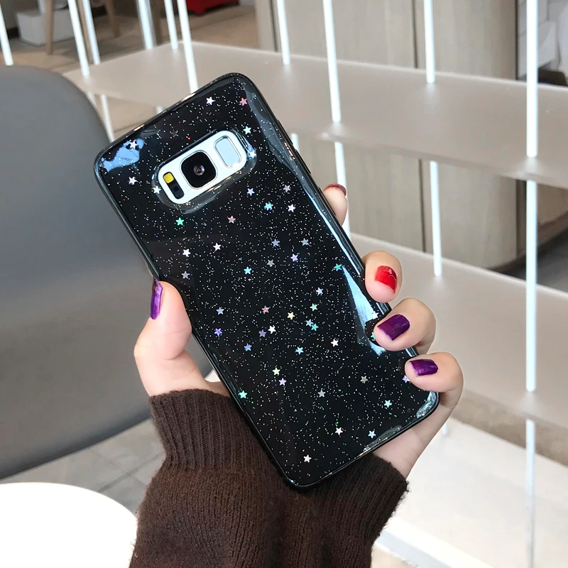 Чехол DCHZIUAN Bling Stars для Samsung Galaxy S10 S10Plus S9 S8 Plus Note 8 9 мягкий силиконовый чехол