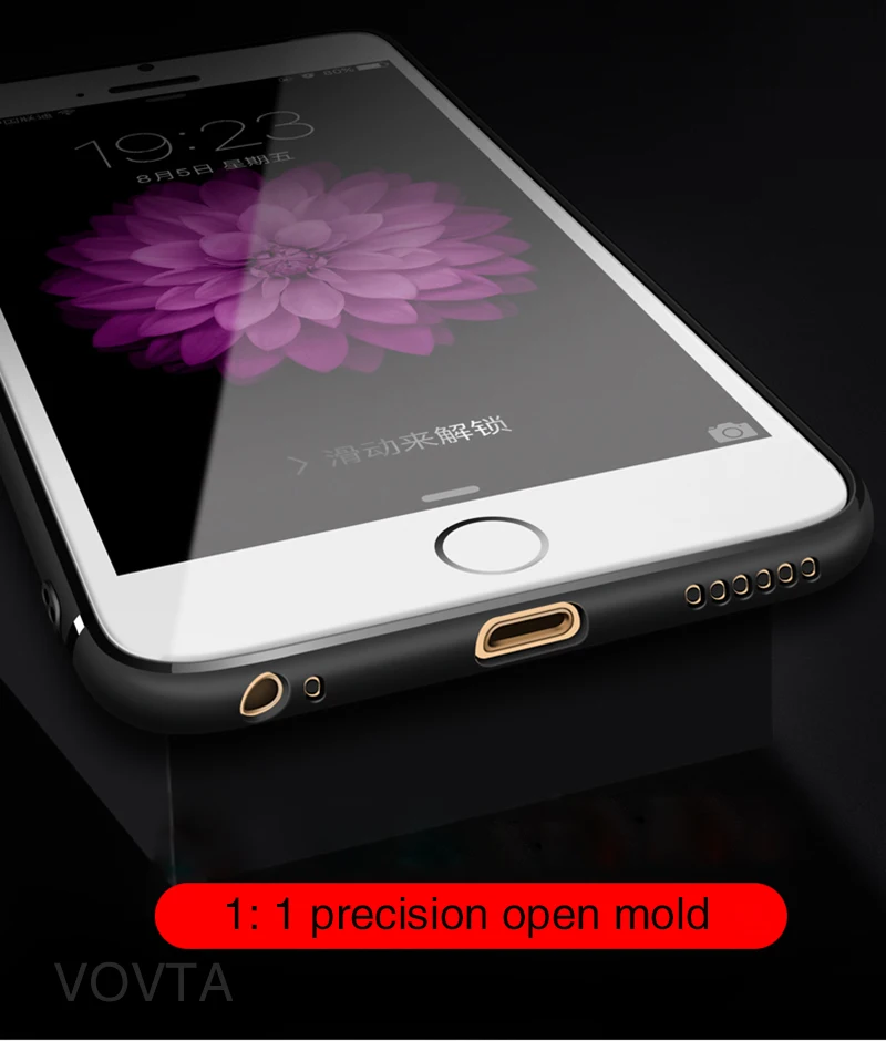 VOVTA Ultra Thin Phone Case for iPhone 6 6s Cases 6 6s Plus Luxury TPU Plastic Cover For iphone 7 8 Case 7 8 Plus SE 5 5s Cases2