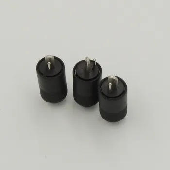 

2 Pin DIN Male + Female Speaker Plug 2-Pin Plug Hifi Loudspeaker Soldering Connector Black