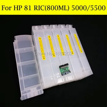 comprar Hp81 Recarga Cartucho De Tinta Para Hp 81 Com Chip Decodificador Uso Para Hp Designjet 5000 5500 5500ps 5000pc Plotter Impressora