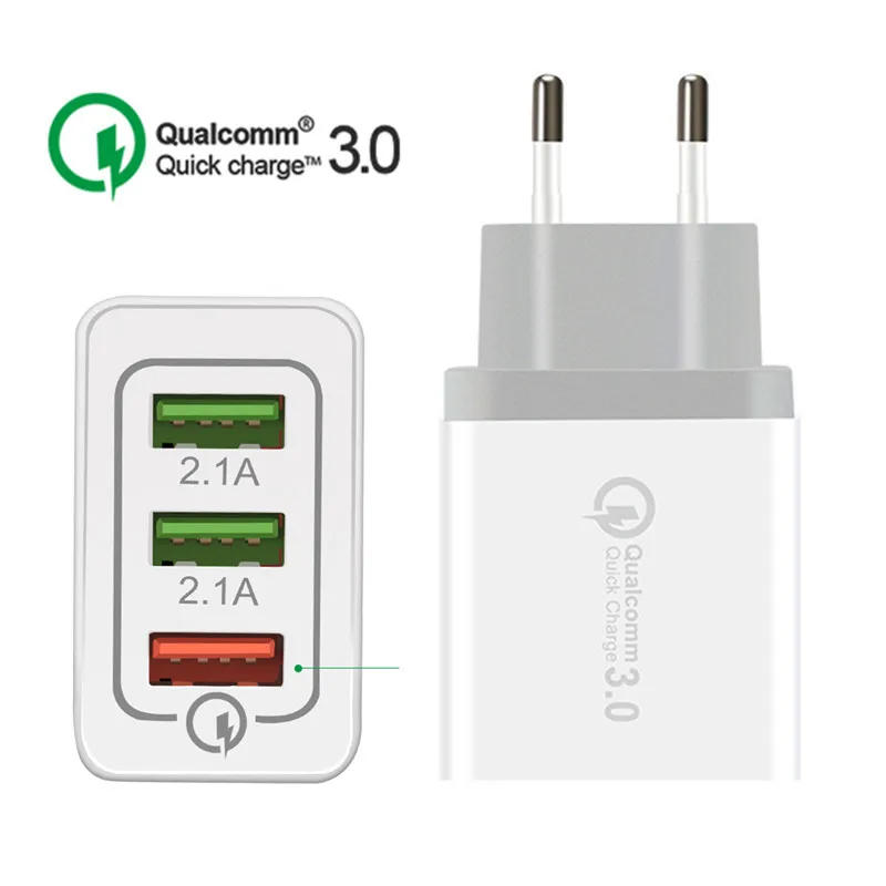 1 м Тип c usb для Samsung Galaxy S8 S9 S10 A3 A5 A7 LG G5 G6 V30& 9 V 12 V Быстрое зарядное устройство QC 3,0 18 W USB адаптер быстрой Зарядное устройство