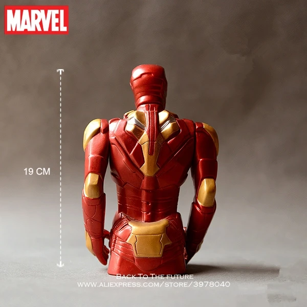 Disney Marvel Iron Man Half Length 19cm Action Figure Posture Model Anime Decoration Collection Figurine Toys Model For Children Action Figures Aliexpress