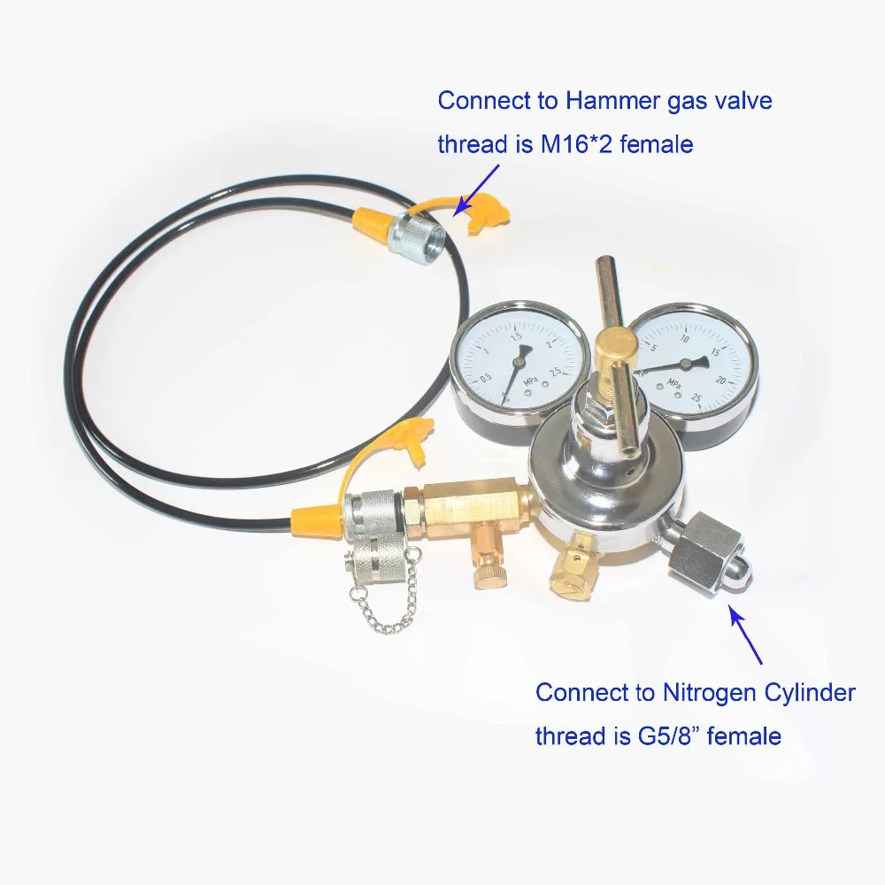 

Hydraulic Breaker Hammer Nitrogen Gas Charging Device for Daemo (JY009)