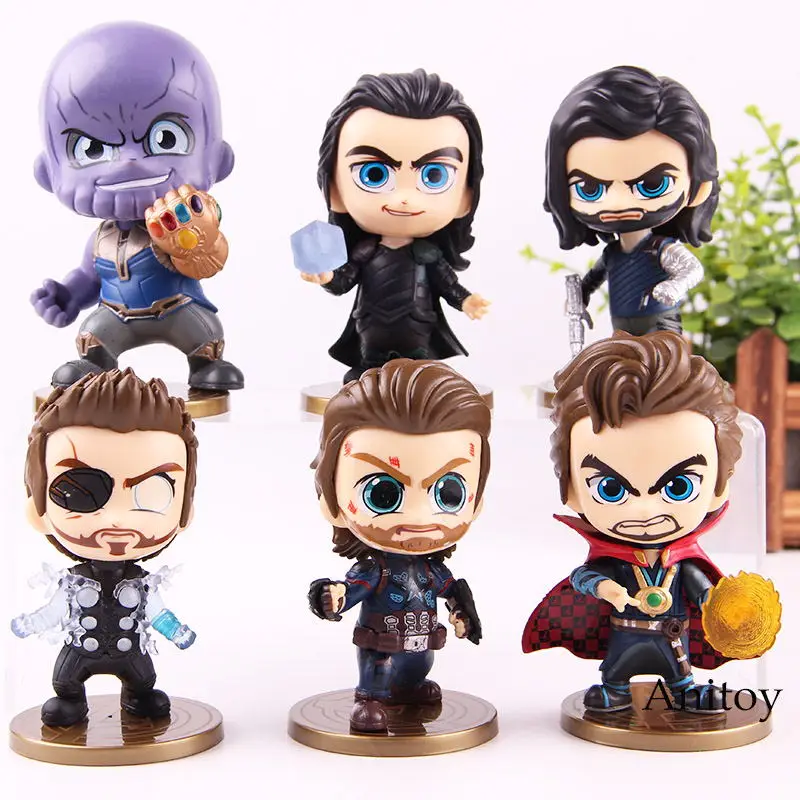 Marvel Avengers Toys Set Thanos Iron Man Doctor Strange Thor Loki Captain America Winter Soldier Action Figure PVC Toy Figures Marvel Avengers Toys Set Thanos Iron Man Doctor Strange Thor Loki Captain America Winter Soldier Action Figure PVC Toy Figures