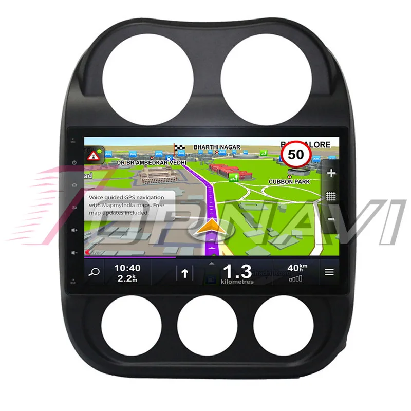 Top 2 din Multimedia Player For Jeep Compass 2010 10.1