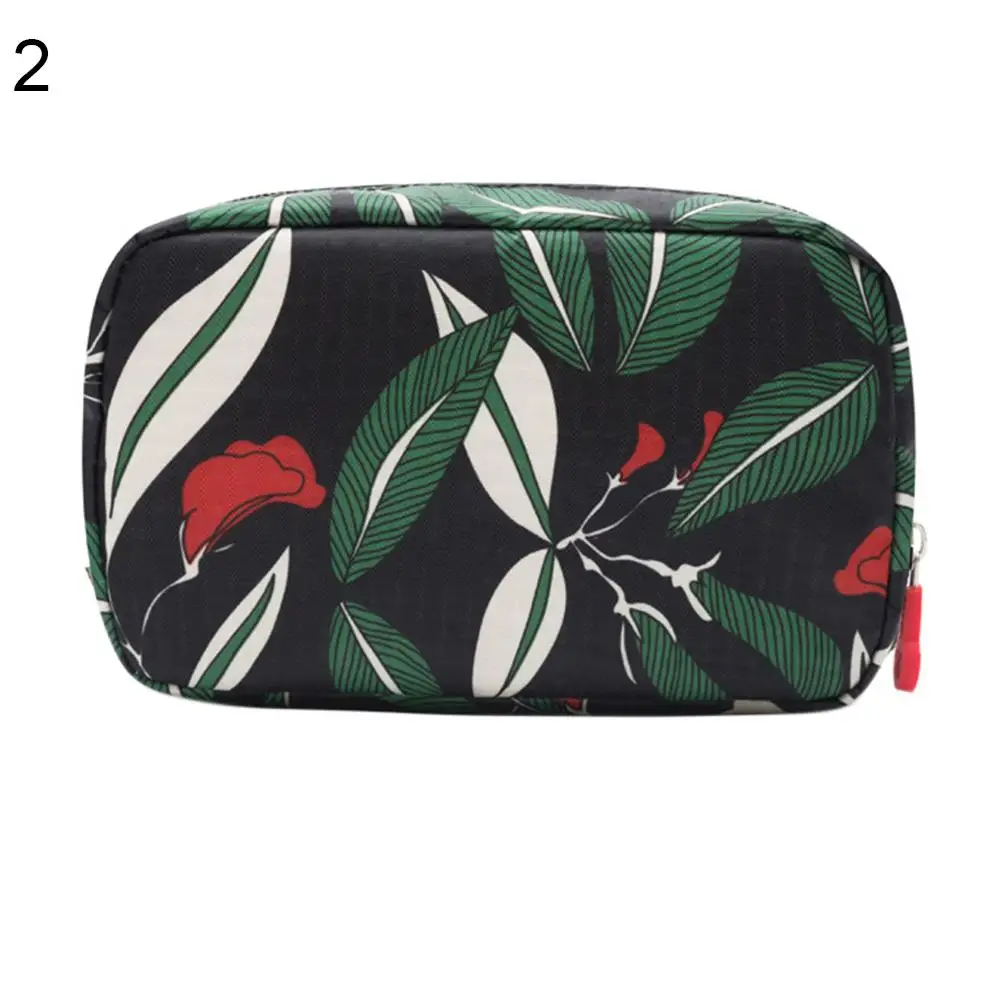 

Flower Floral Women Cosmetic Bag Small Organizer Women Makeup Bag Beauty Storage Wash bag Organizer Pouch Large Capacity Bags