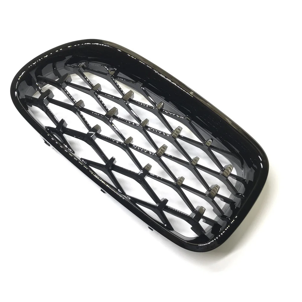 For Bmw F10 F11 F18 Car Front Grill Newest Diamond Style 2010- One Pair Abs 5 Series F10 Mesh Grill