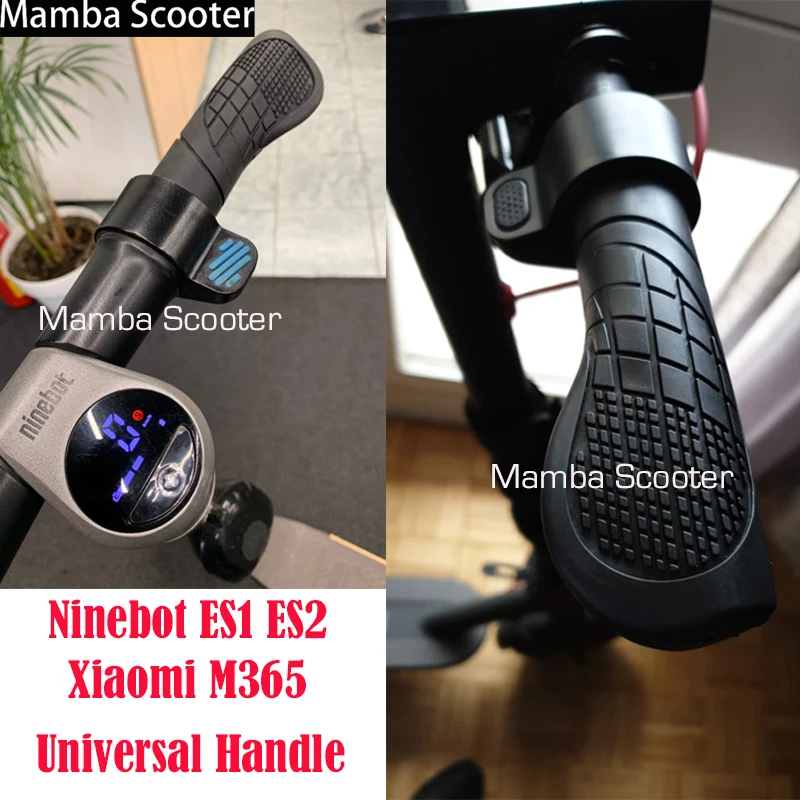 مخصص Xiaomi Mijia M365 Ninebot ES1 ES2 سكوتر كهربائي مقود القبضات الثابتة والعتاد المضادة للانزلاق المطاط ل لوح التزلج التبعي مخصص Xiaomi Mijia M365 Ninebot ES1 ES2 سكوتر كهربائي مقود القبضات الثابتة والعتاد المضادة للانزلاق المطاط ل لوح التزلج التبعي