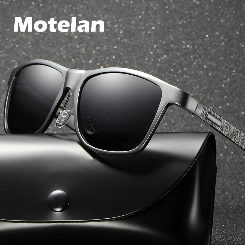 

2019 Men's Fashion Polarized Aluminum Sunglasses Driving Polarised Eyewear Vintage Style Brand Designer UV400 Sun Glasses 8587