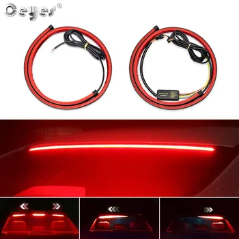 

Ceyes 1000mm Auto High Mount Brake Stop Lights Accessories Car Styling High Additional Brake Lamp Warning Turn Signal LED Strips