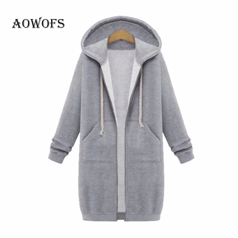 

2017 High Quality Women's Coat Autumn Female Windproof Thin Parka Long Bigger Size Hooded New Designs Women Jackets Gray Black