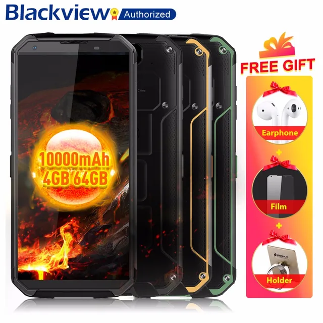 Cheap Blackview BV9500 4G Mobile Phone Android 8.1 Octa Core 5.7" 18:9 MTK6763T 4GB RAM 64GB ROM IP68 Waterproof Smartphone NFC OTG 