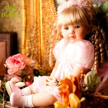 DollMai 60cm High-end vinyl silicone reborn baby doll toy toddler girl babies princess doll kids bebe birthday gift bonecas DollMai 60cm High-end vinyl silicone reborn baby doll toy toddler girl babies princess doll kids bebe birthday gift bonecas