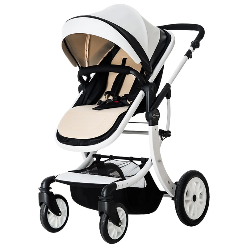 Goods  Baby stroller can sit reclining high landscape folding shock absorber light newborn baby child stro 