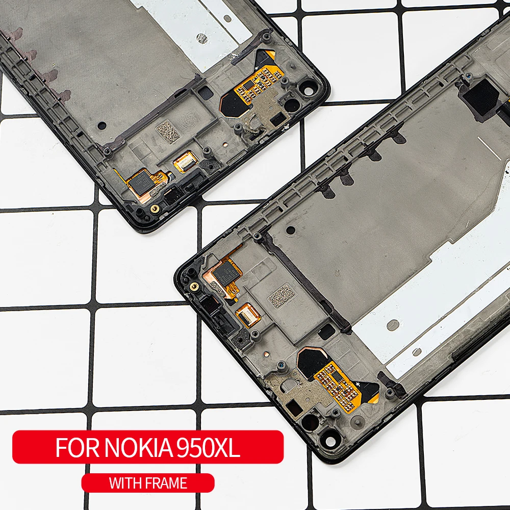 OTMIL AMOLED 5," для microsoft Nokia Lumia 950XL ЖК-дисплей кодирующий преобразователь сенсорного экрана в сборе рамка для Lumia 950 XL RM-1116