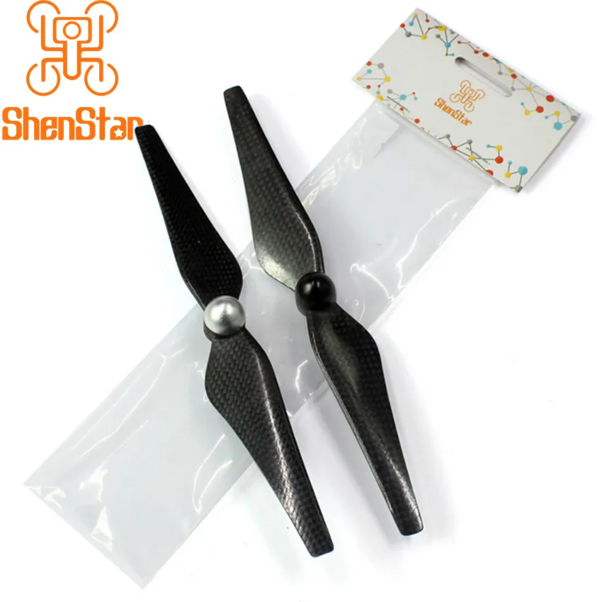 8443 Carbon Fiber Propeller Self locking Props built in Self lock Nut for DJI Phantom Version
