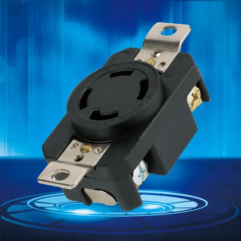

Wall Receptacle NEMA L14-30R 30A 125V/250V Electrical Receptacle Twist Locking Electrical Plug Female Wall Receptacle US plug