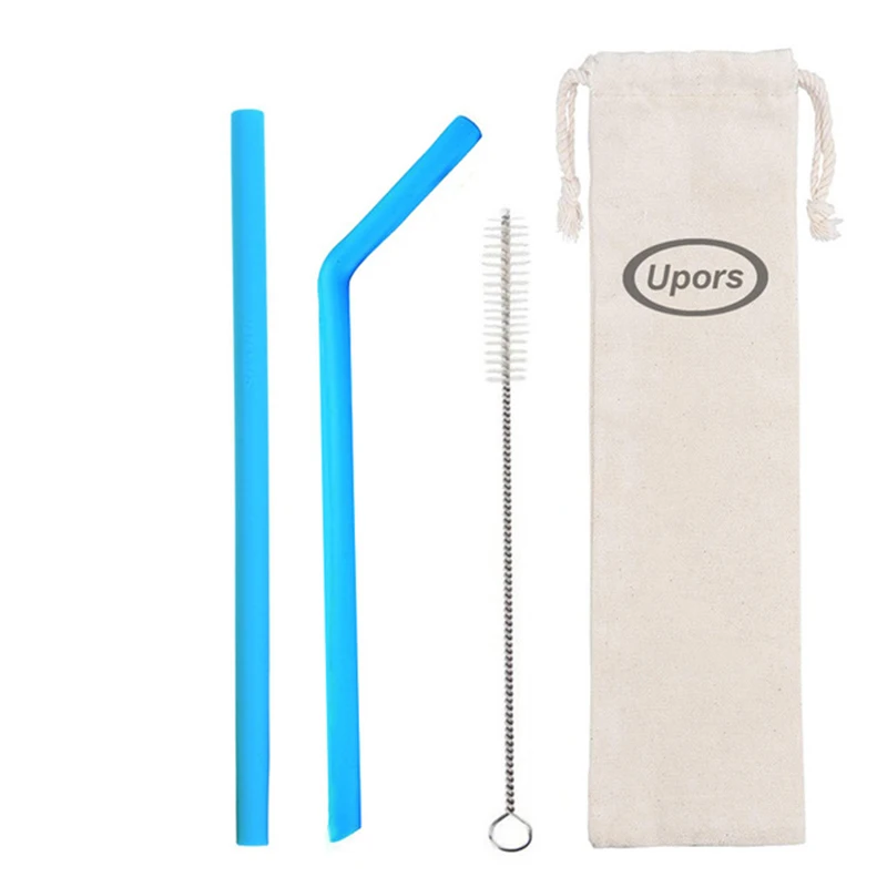 UPORS Eco Friendly Straws Reusable Drinking Straws Beer Drink Milk Tea Straw Flexible Smoothies
