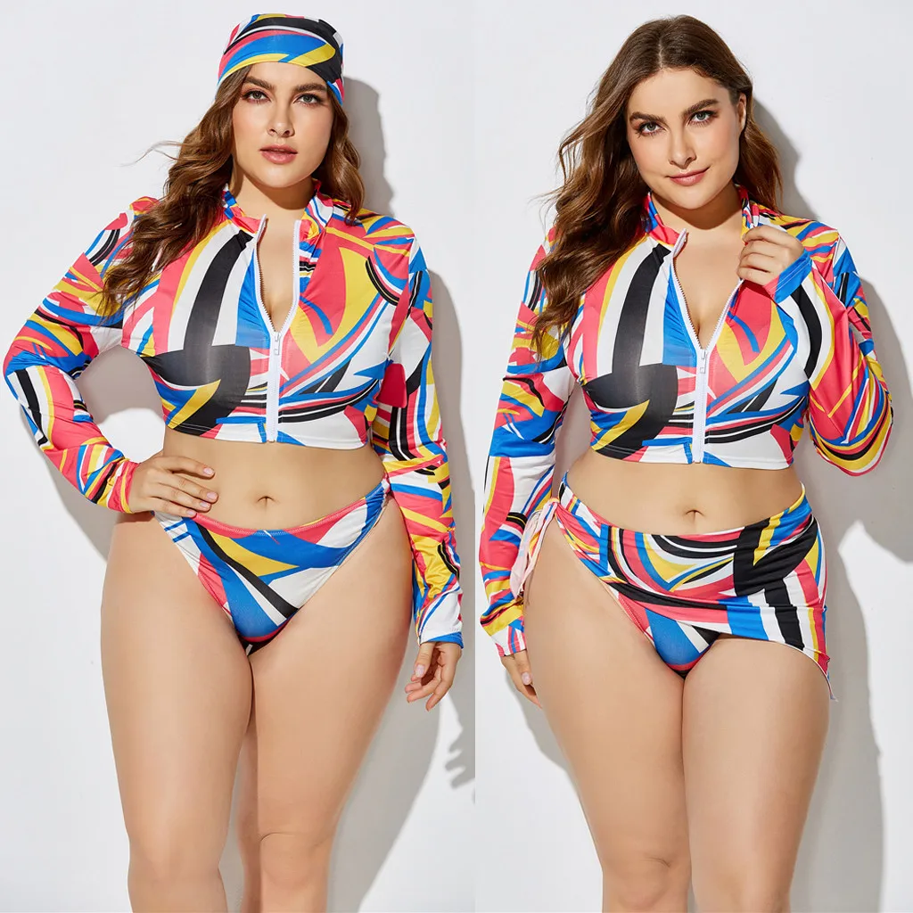 SAGACE комплект бикини, сексуальный купальник для полных женщин, бикини ...