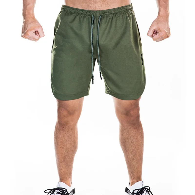 Мужские шорты для фитнеса 2 в 1 спортивные шорты для бега потайные карманы быстросохнущие спортивные мужские шорты-бермуды Masculina De Marca, GA302 - Цвет: Army Green