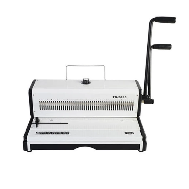 A3 Manual Spiral Wire Binding Machine Paper Puncher 46 Holes Paper Cutter  Decorative Hole Punch Punching machine TD-205D - AliExpress