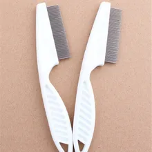 100 шт., расческа от блох собак из нержавеющей стали для собак, кошек, расческа гребень для ухода, инструмент для очистки