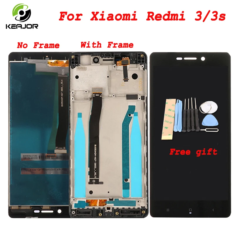 

Screen For Xiaomi Redmi 3 LCD Display Touch Screen Digitizer Assembly Replacement For Xiaomi Redmi 3s/3/3x Display Repacement