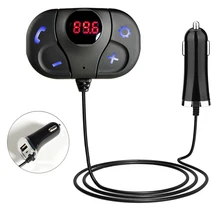 MALUOKASA Bluetooth Manos Libres FM Del Modulador Del Transmisor FM Inalámbrico de Coche 5 V 2.1A Cargador USB Adaptador Bluetooth 4.1 Tarjeta DEL TF de Radio